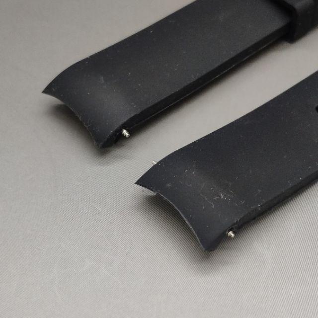 20MM膠带弧型接口 實心錶帶 精工 星辰 天梭...適用-細節圖3