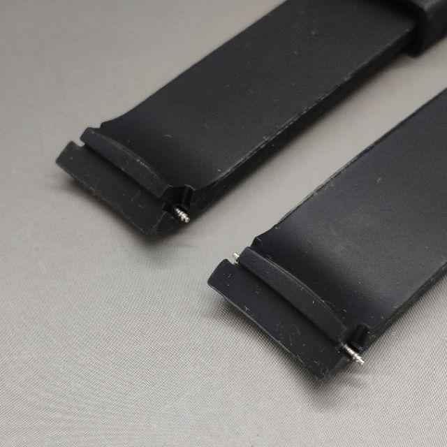 20MM膠带弧型接口 實心錶帶 精工 星辰 天梭...適用-細節圖4