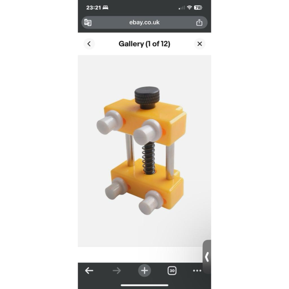 開蓋固定座  維修工具 手錶固定座 大錶徑可用 旋蓋式手錶專用 固定手錶 錶頭固定座 修錶工具-細節圖4
