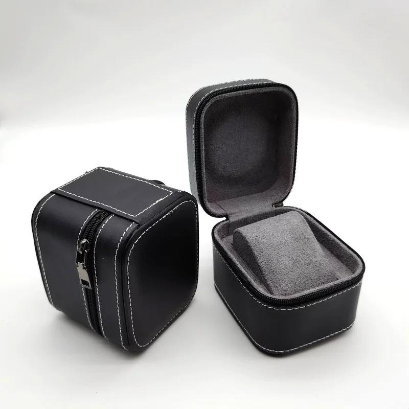 單支裝旅行錶盒 行動皮盒 保護錶盒  PU皮表盒  旅行盒-細節圖5