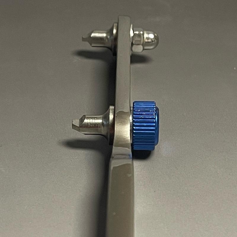 手錶維修工具 換電池 55mm開口兩爪開口手錶器  加大號兩腳手錶器  手錶底蓋兩爪開蓋器 加長快速開錶器 優質不鏽鋼製-細節圖8