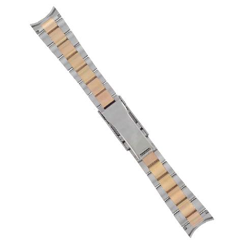 水鬼系列專用不鏽鋼錶帶半金三板帶 潛水勞牌 壓合扣 實心錶帶 21MM-細節圖4