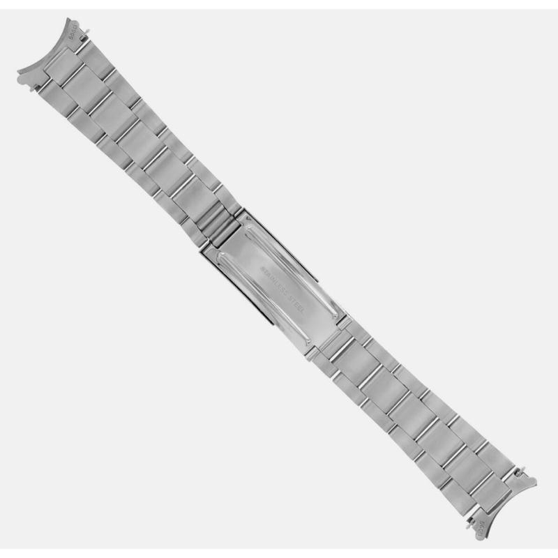 19 MM 平板錶帶實心不鏽鋼錶帶 適用於勞力士日期 34 毫米  三板帶 光亮/霧面-細節圖4