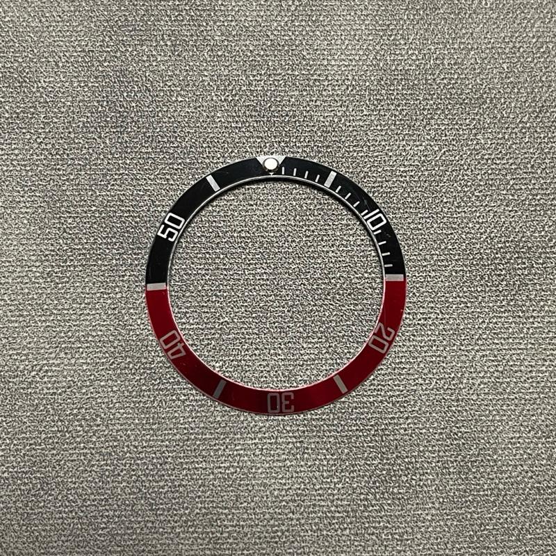 水鬼濳水錶 替用鋁圈 紅黑圈  鐵圈 鋁圈 外徑37mm 內徑30.5mm-細節圖2