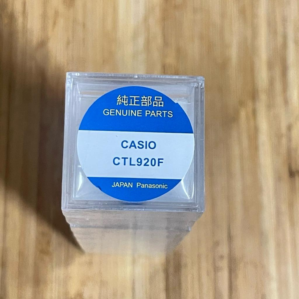 Panasonic 鈕釦電池 適用於卡西歐 光動能電池 CTL920 太陽能充電電池-細節圖5