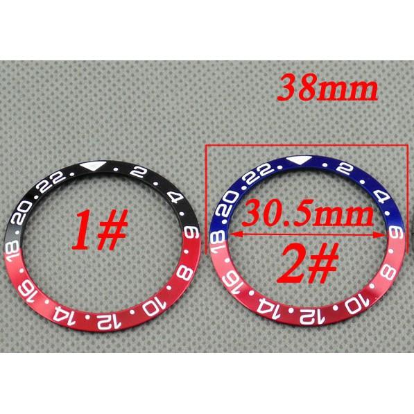 GMT 外圈38mm 勞水鬼代用外圈 紅藍 手錶陶圈 本商品非陶瓷材質-細節圖2