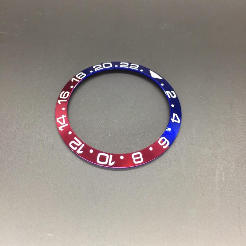 GMT 外圈38mm 勞水鬼代用外圈 紅藍 手錶陶圈 本商品非陶瓷材質-細節圖3