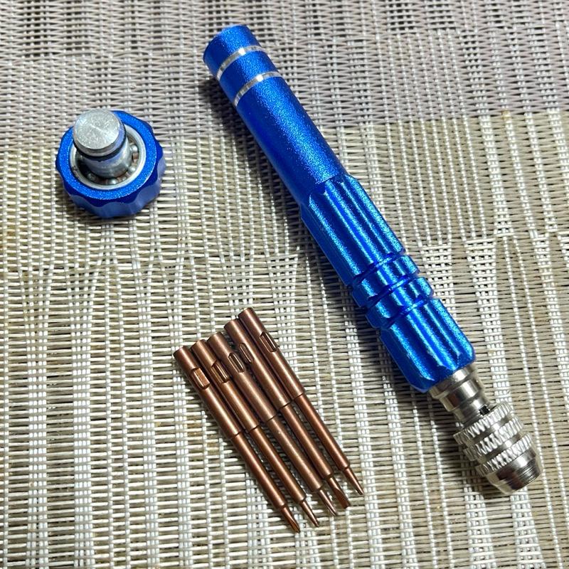 修表工具防滑螺絲起子 全鋼十字一字螺絲起子 手機電腦眼鏡手錶 五合一螺絲起子-細節圖5