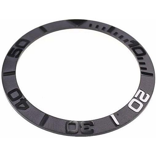 Yacht-Master  黑色陶瓷外圈  錶圈 刻度圈   凸字陶瓷圈  Yacht-Master代用陶瓷圈-細節圖6