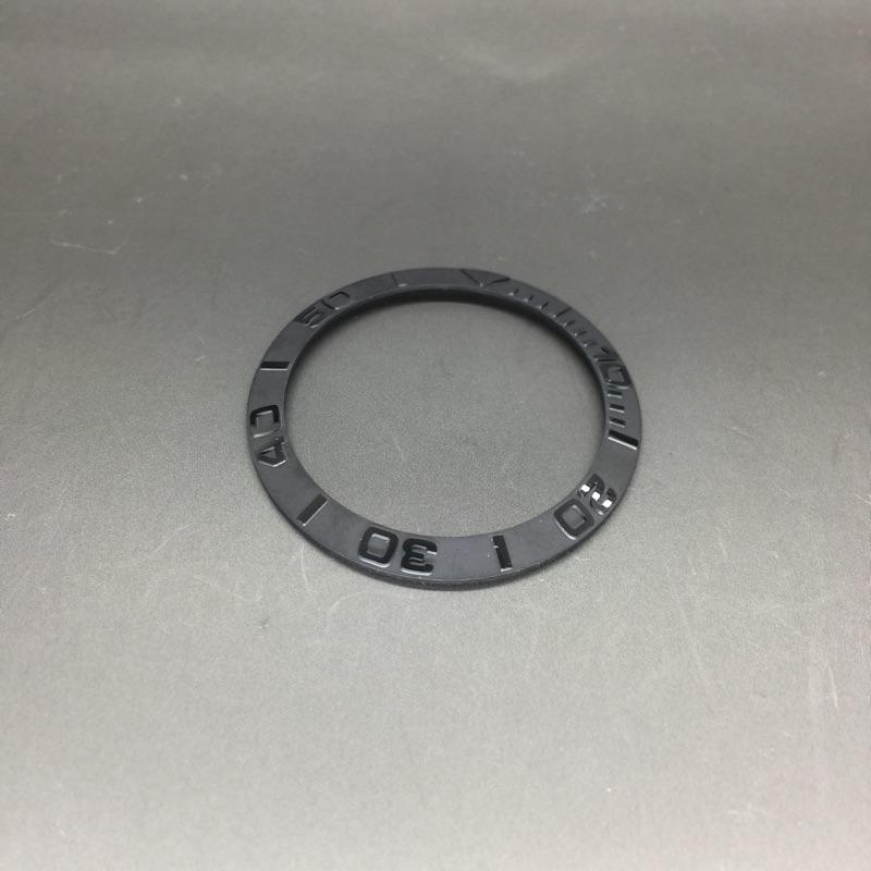 Yacht-Master  黑色陶瓷外圈  錶圈 刻度圈   凸字陶瓷圈  Yacht-Master代用陶瓷圈-細節圖7