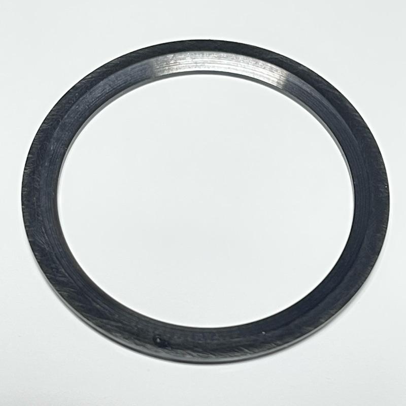 SEIKO 精工 SKX007系列陶瓷刻度斜面外框圈用、替用陶瓷圈 陶瓷外圈  黑色外圈 外徑38MM-30.7M-細節圖2