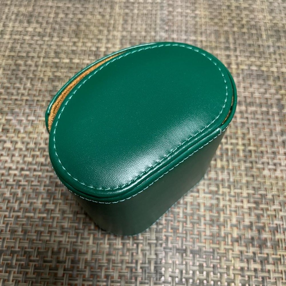 旅行皮革錶盒 腕錶收藏旅行包 便攜手錶盒 手錶收納 手錶收藏盒 外出攜帶盒 防塵防摔 錶盒 出差旅行隨身錶盒 綠色單支-細節圖8