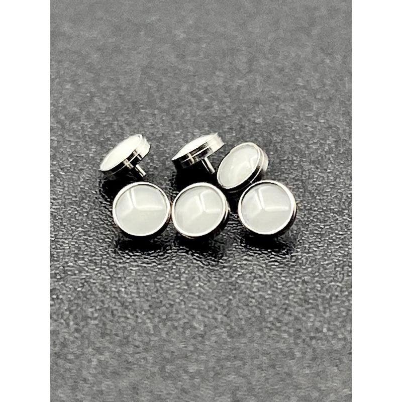 勞力士替用外圈夜明珠 0.4mm 固定孔使用 綠水鬼夜光珠 水鬼陶瓷圈外框升級藍寶石夜光珠 細孔藍綠光 腳位0.4MM-細節圖3