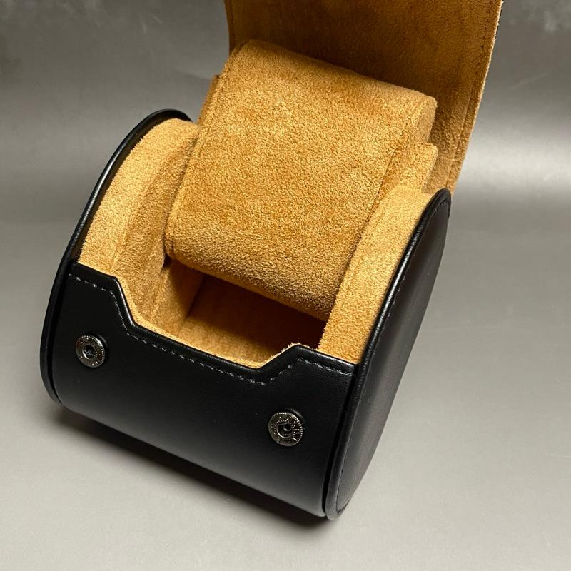 旅行皮革錶盒 腕錶收藏旅行包 便攜手錶盒 手錶收納 手錶收藏盒 外出攜帶盒 防塵防摔  錶盒 出差旅行隨身錶盒 單支-細節圖5