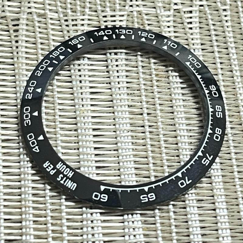 迪通拿 daytona 錶款 黑色陶瓷外圈 替用陶瓷外圈 116500 116519LN 陶瓷圈計時圈 代用陶瓷圈-細節圖2