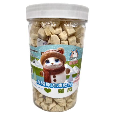 歐姆貓 凍乾貓草細棒罐裝 海陸原肉凍乾粒罐裝 80g/85/90g《兩款各4種》罐裝 全齡貓 零食 貓零食-細節圖3