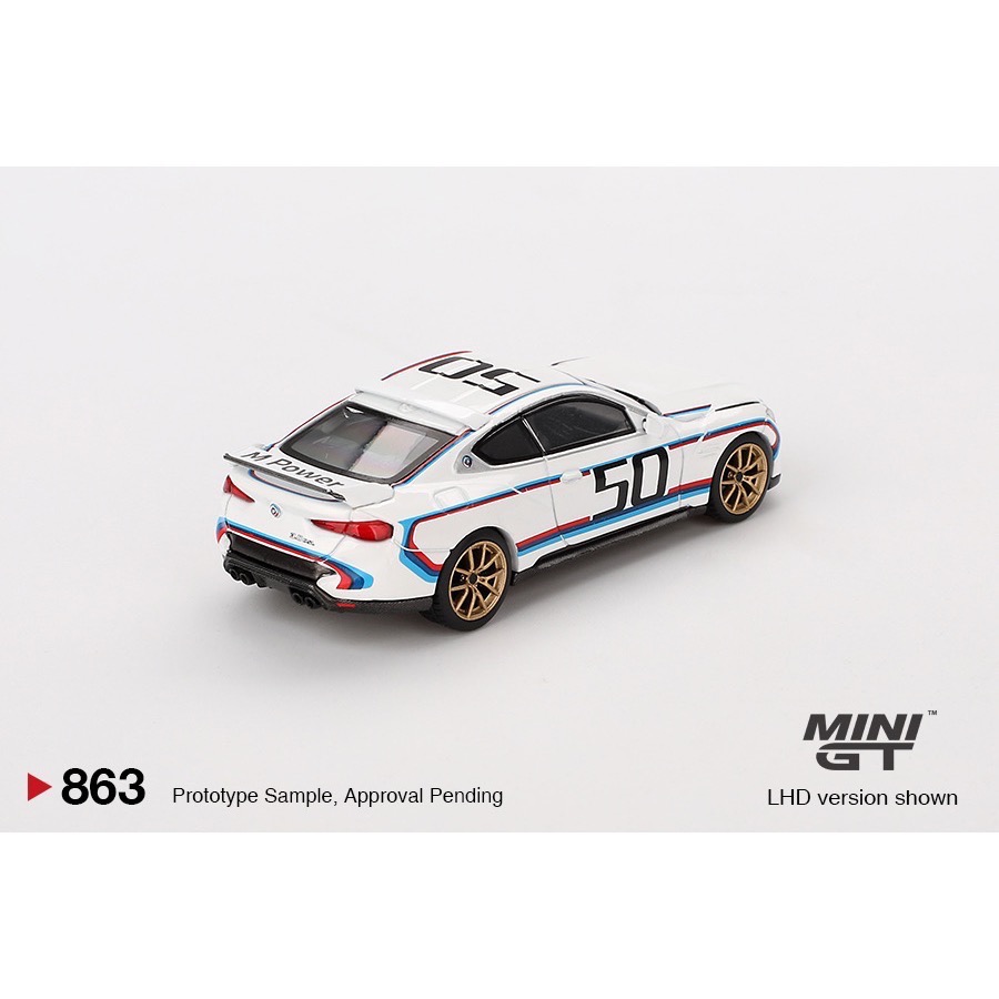 MINI GT #863 BMW 3.0 CSL White-細節圖4