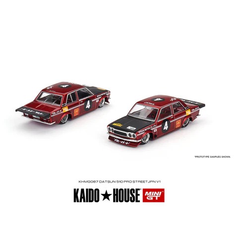 MINI GT x Kaido House 087 Datsun 510 Pro Street JPN V1