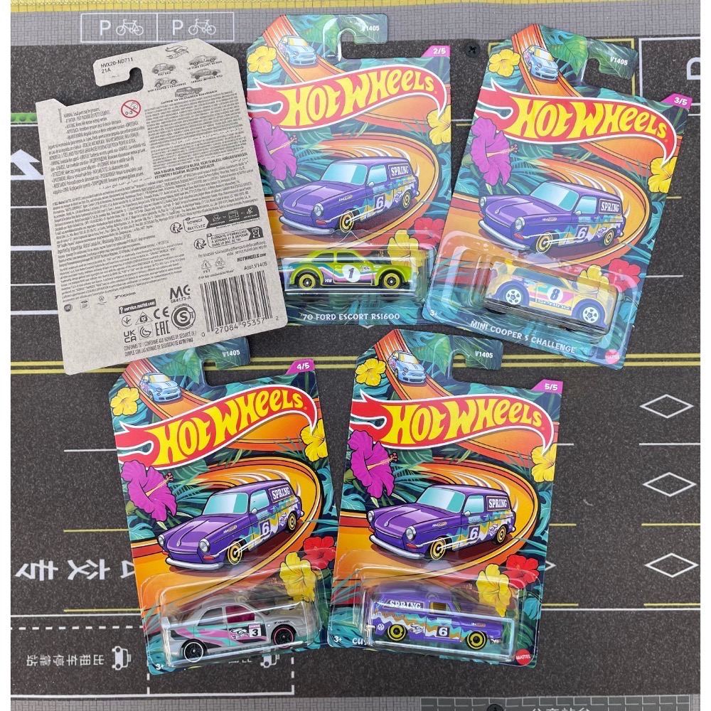 HOTWHEELS 風火輪SPRING限定 五車組-細節圖2