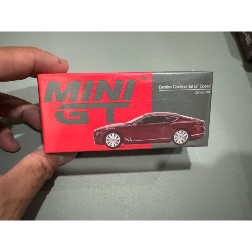 Mini GT #420 Bentley Continental GT Speed RED 左駕