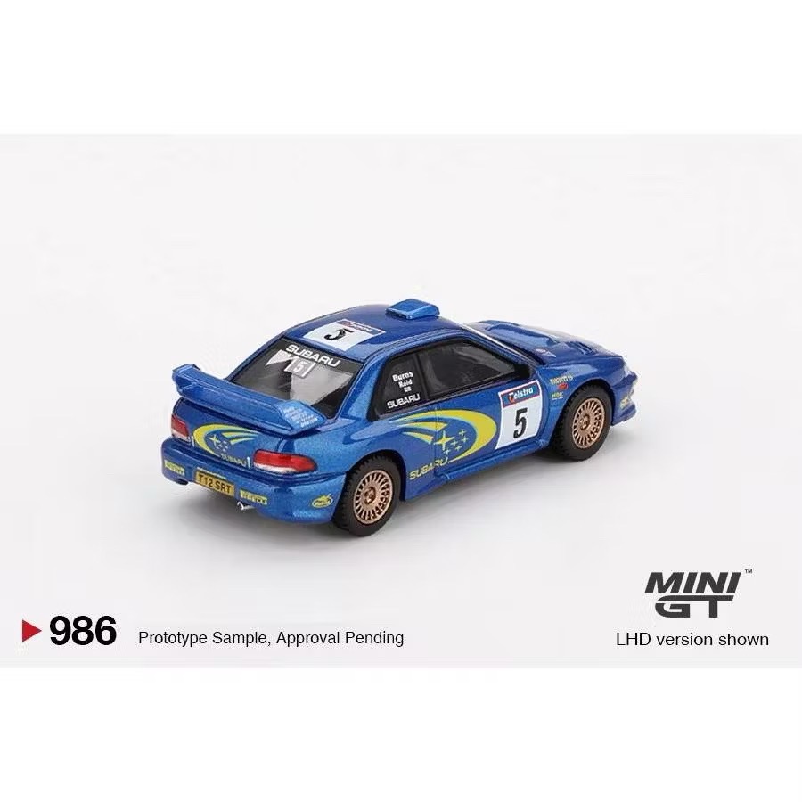 MINI GT #986 Subaru Impreza WRC 1999 Rally 澳洲冠軍-細節圖3