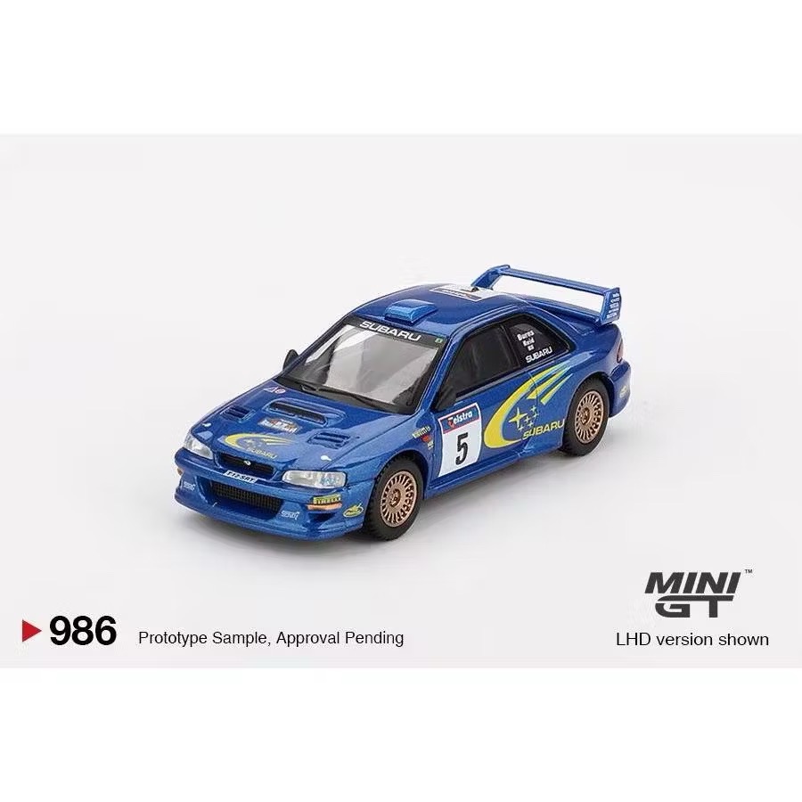 MINI GT #986 Subaru Impreza WRC 1999 Rally 澳洲冠軍-細節圖4