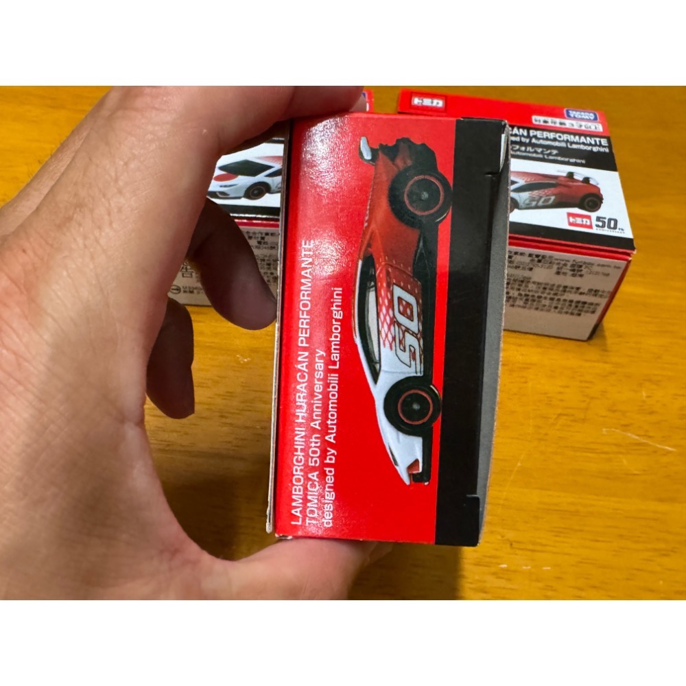 TOMY TOMICA 多美小汽車 50週年紀念車款 LAMBORGH huracan performante藍寶堅尼-細節圖4
