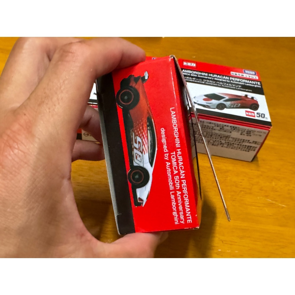TOMY TOMICA 多美小汽車 50週年紀念車款 LAMBORGH huracan performante藍寶堅尼-細節圖5
