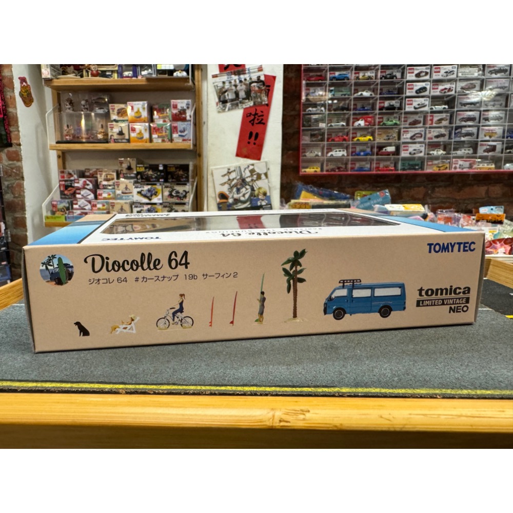 TOMY TOMYTEC Diocolle64 #CarSnap 19b 衝浪場景組-細節圖3