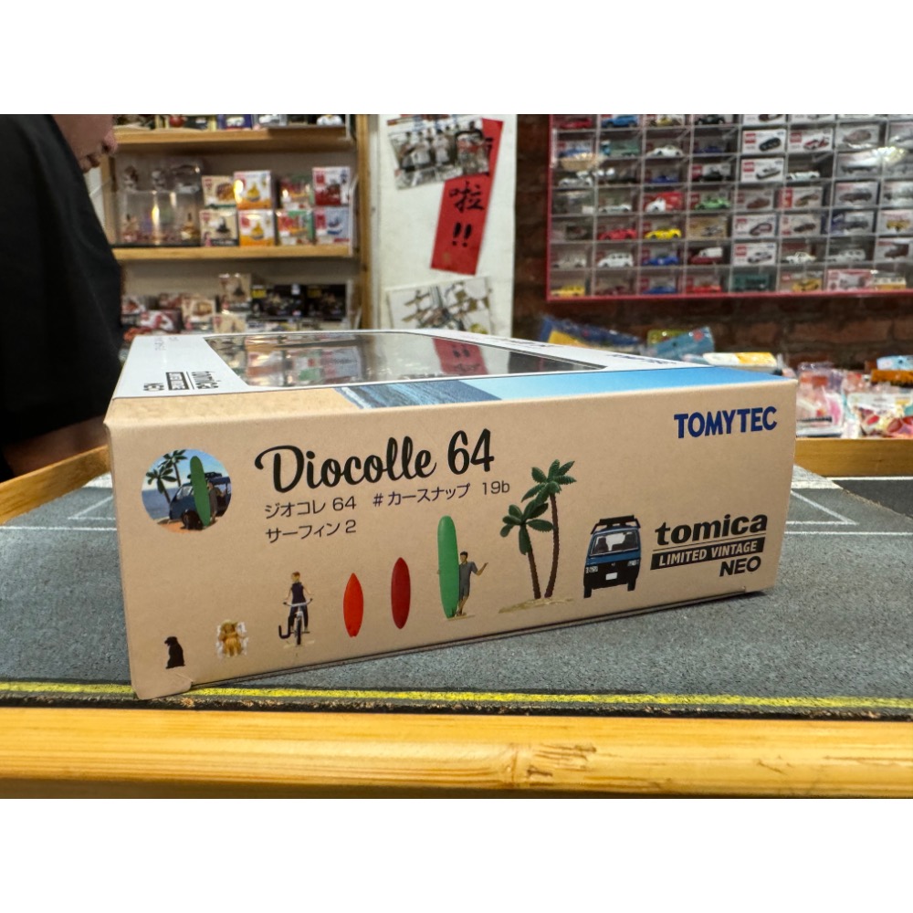 TOMY TOMYTEC Diocolle64 #CarSnap 19b 衝浪場景組-細節圖4