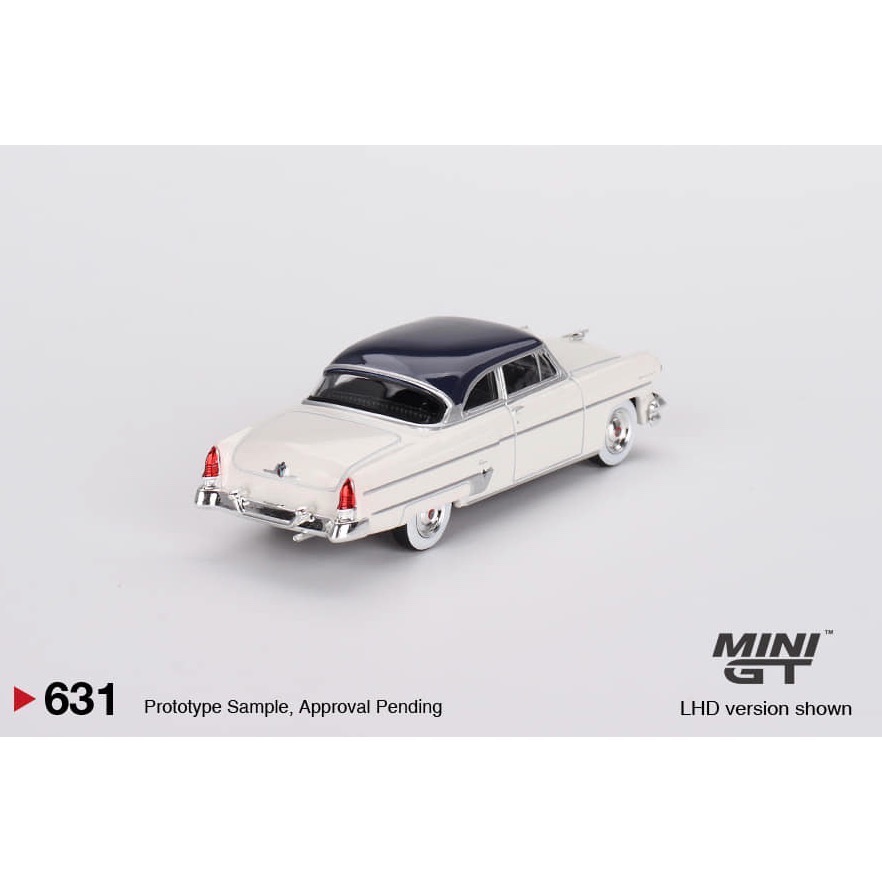 MINI GT #631 Lincoln Capri 1954 Arctic White 林肯-細節圖2