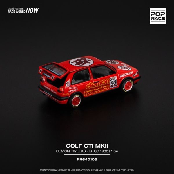 POP RACE 1/64 福斯 Volkswagen GOLF GTI MkII 1988-細節圖3