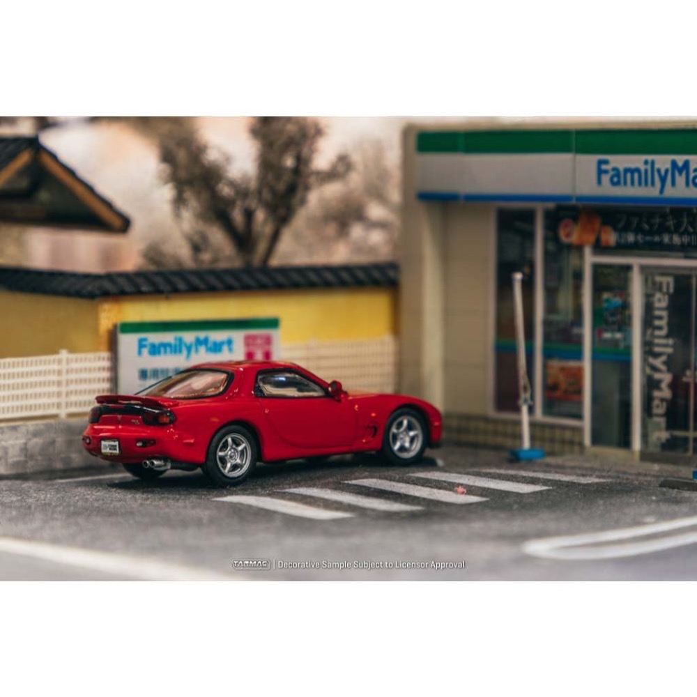 TARMAC WORKS  x Student Driver 1/64 Mazda RX-7 FD3S Red-細節圖2