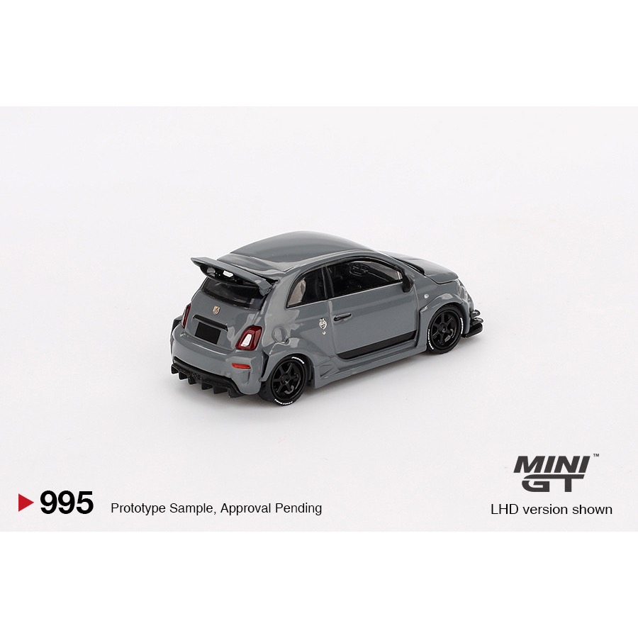 MINI GT #995 Abarth 595 LB-WORKS x Abas Works Grey-細節圖2