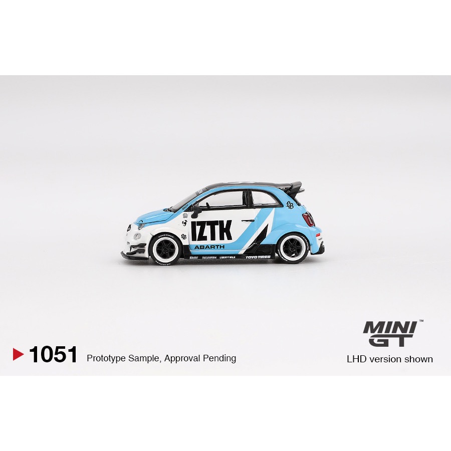 MINI GT #1051 Abarth 595 LB-WORKS x Abas Works IZTK-細節圖4