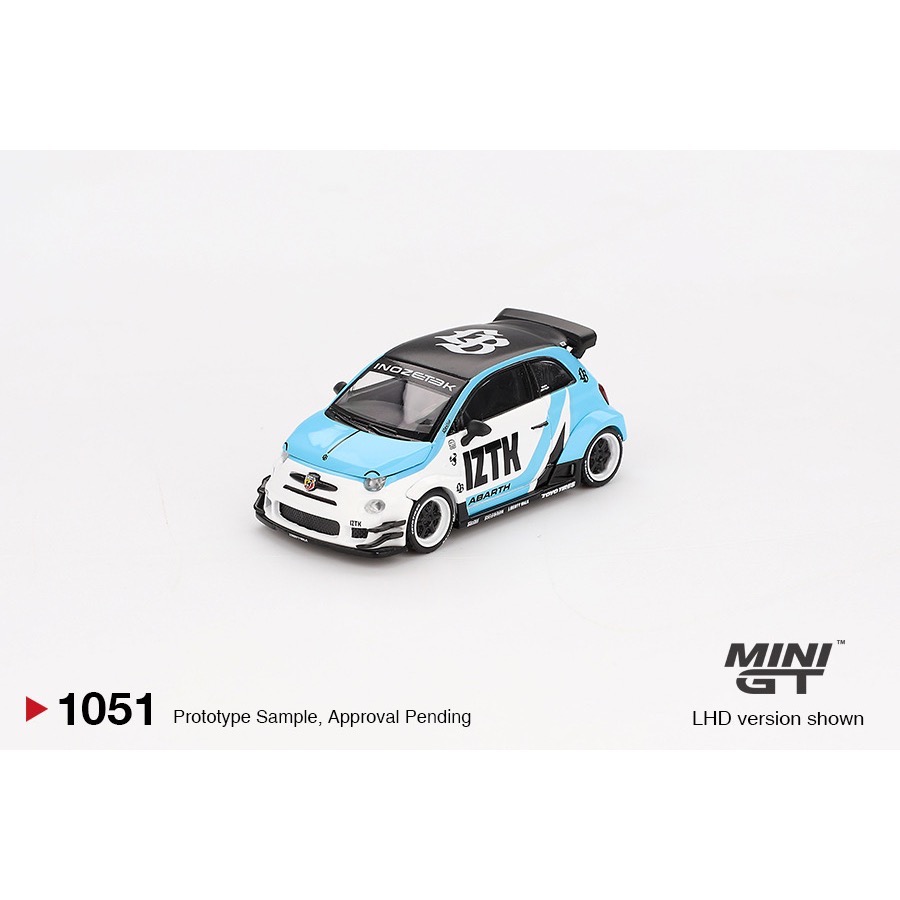 MINI GT #1051 Abarth 595 LB-WORKS x Abas Works IZTK-細節圖2