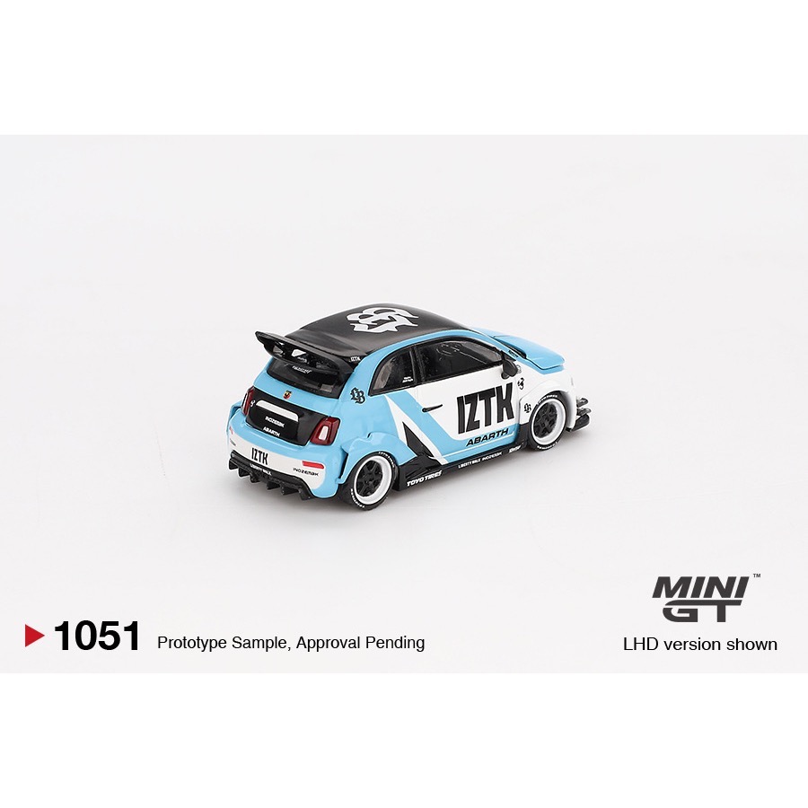 MINI GT #1051 Abarth 595 LB-WORKS x Abas Works IZTK-細節圖3