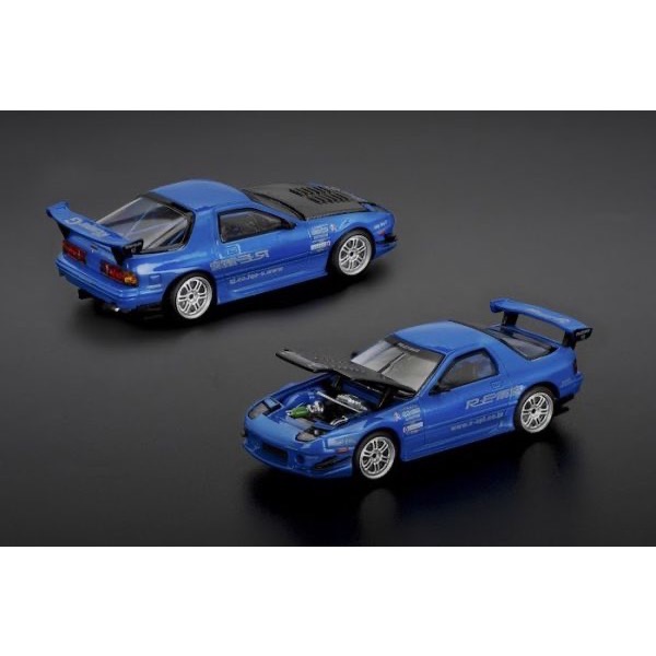 POP RACE 1/64 馬自達 MAZDA RX7 (FC3S) RE-AMEMIYA RE-AM-細節圖3