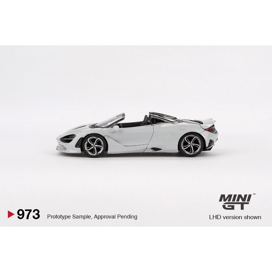 MINI GT #973 McLaren 750S Spider Cirrus Grey-細節圖3