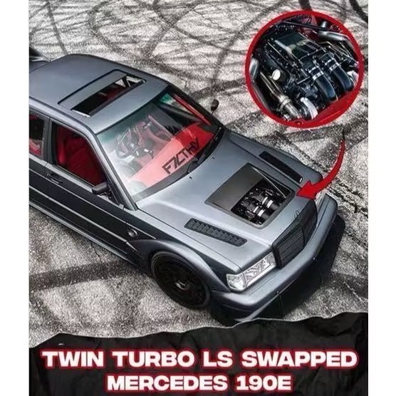 RM 1/64 MERCEDES W201 190E AMG EVOⅡ 賓士-細節圖2