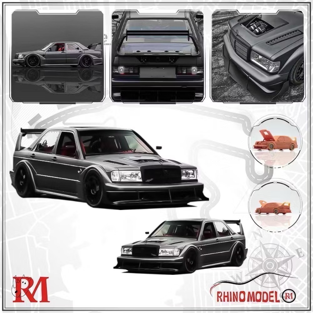 RM 1/64 MERCEDES W201 190E AMG EVOⅡ 賓士-細節圖4