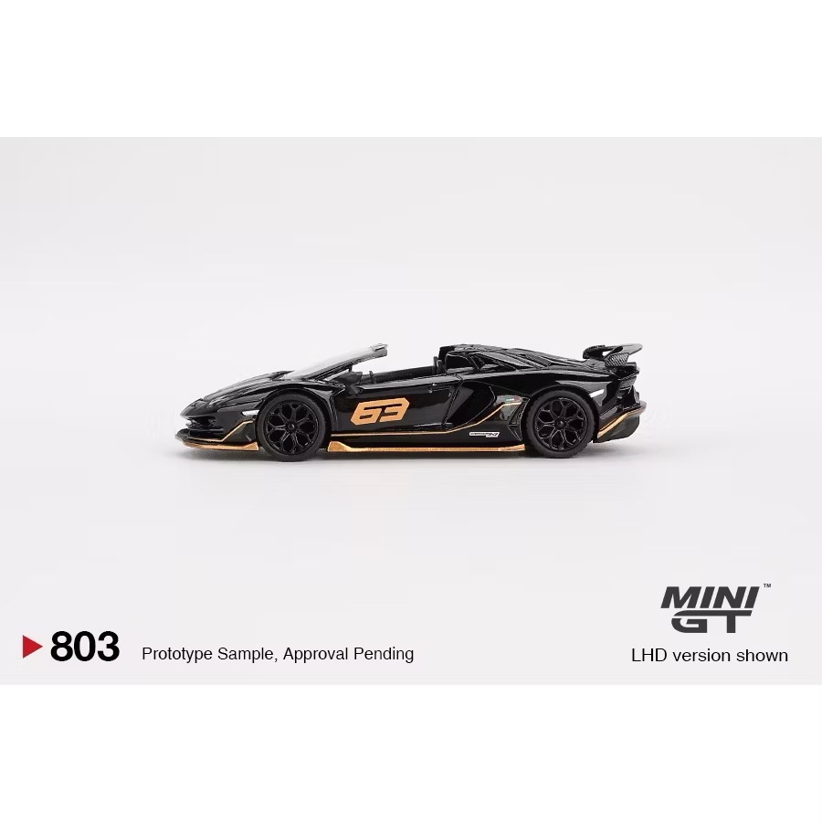 MINI GT #803 Lamborghini Aventador SVJ 63 Roadster-細節圖4