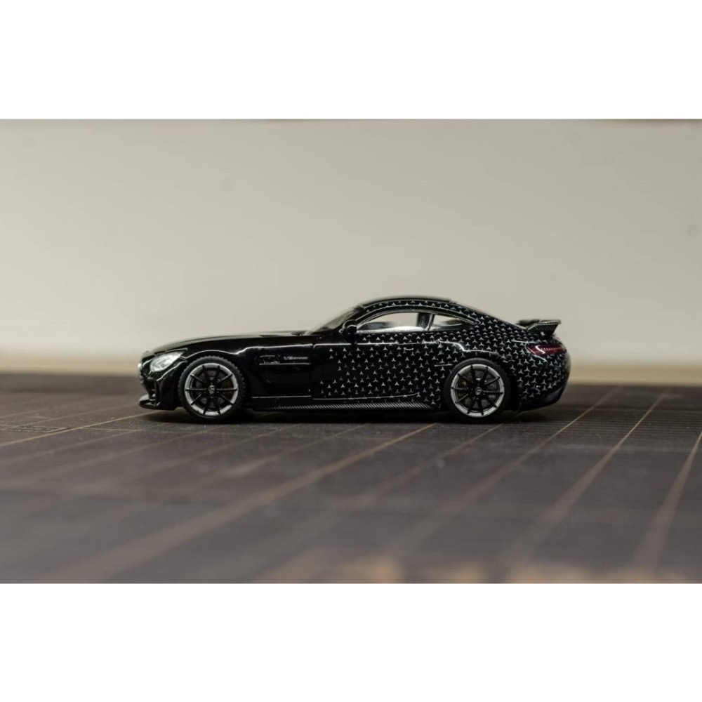 MJ 1/64 Mercedes Benz AMG GTR 黑色星輝-細節圖2