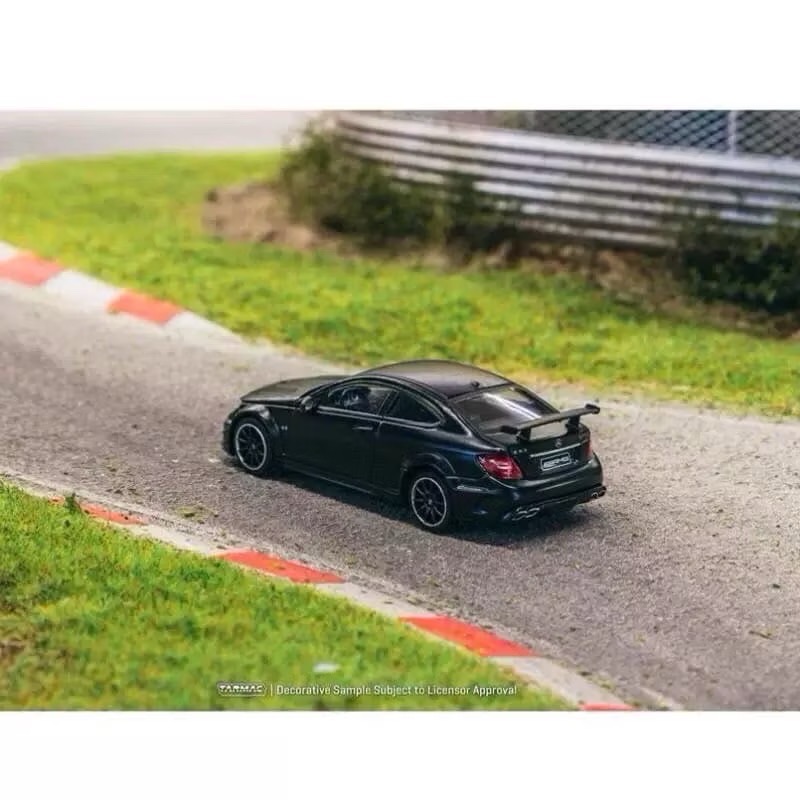 TARMAC WORKS TW Benz C63 AMG Coup 模型車 雙門 跑車 GT尾翼-細節圖3