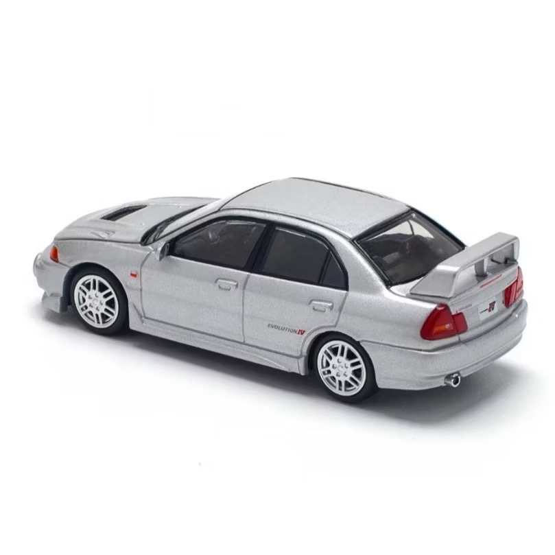 POP RACE MITSUBISHI LANCER EVOLUTION IV 三菱EVO4代 鋼鐵銀-細節圖2