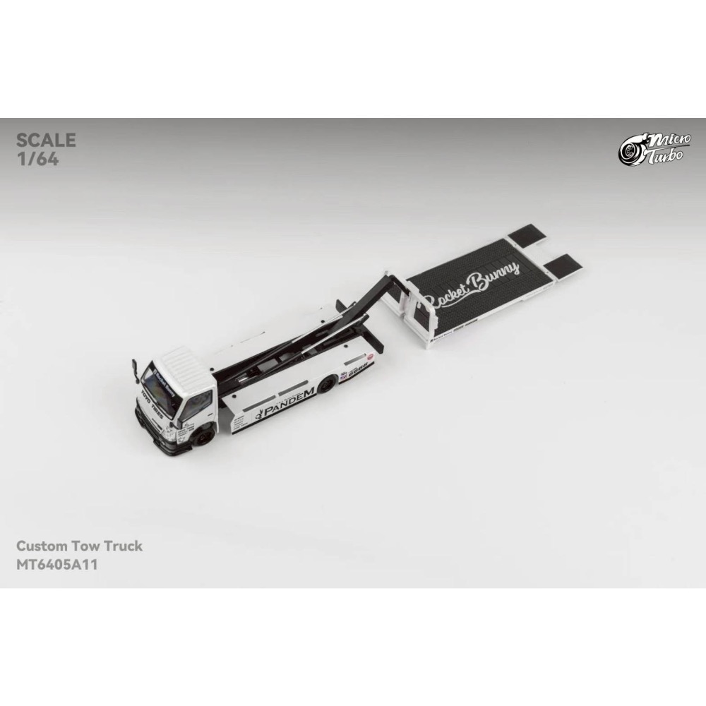 MicroTurbo 1/64 全落地平板改裝拖車 Rocket Bunny-細節圖2