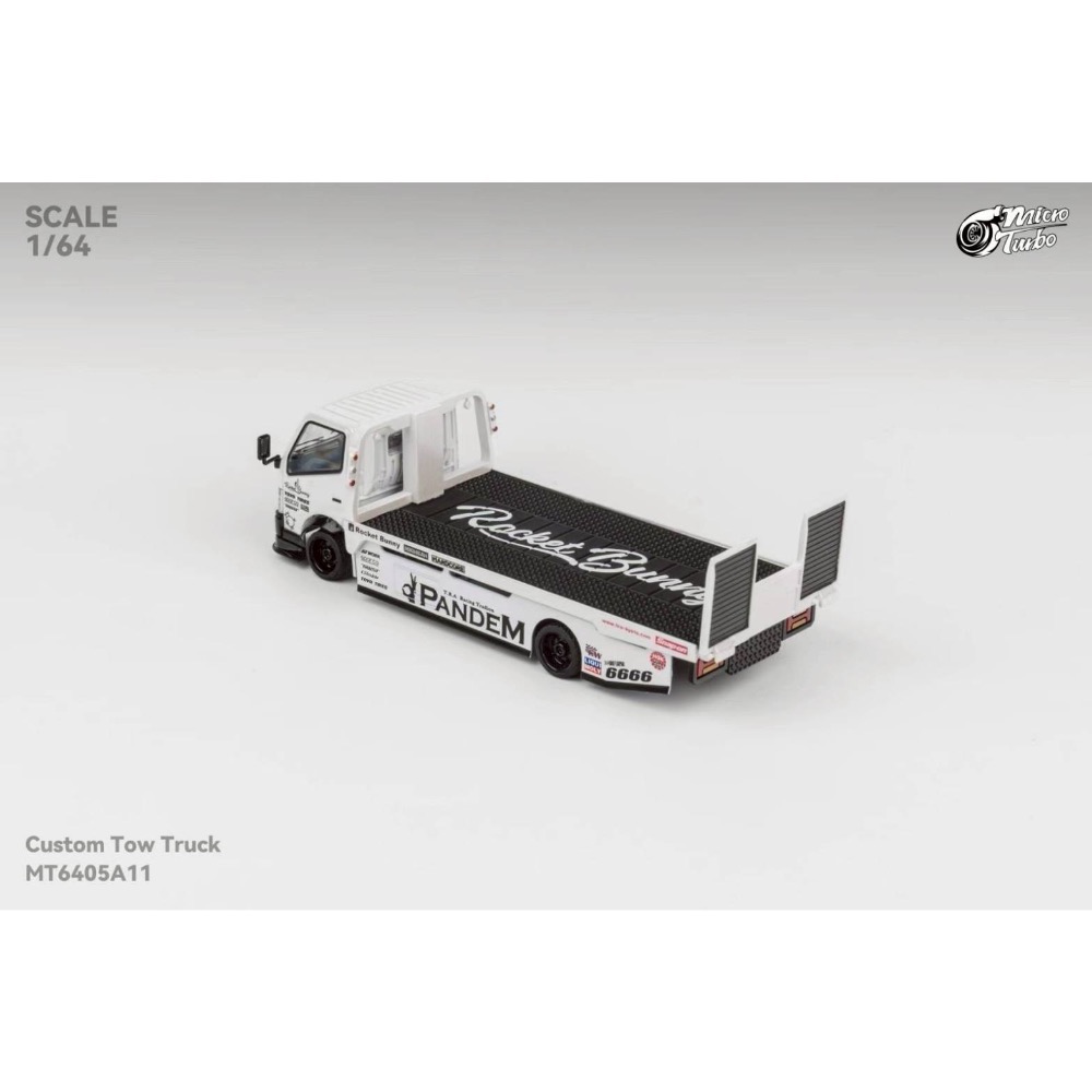 MicroTurbo 1/64 全落地平板改裝拖車 Rocket Bunny-細節圖3