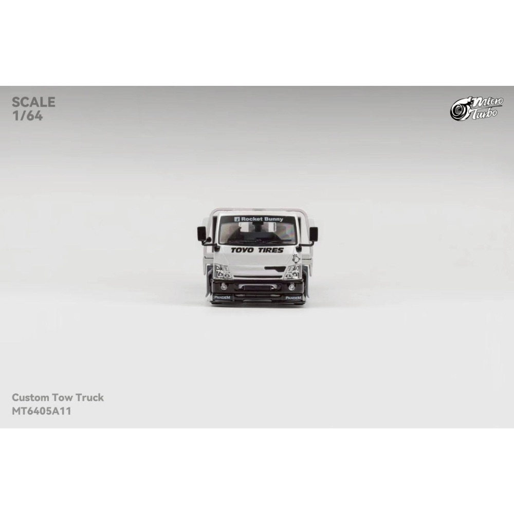 MicroTurbo 1/64 全落地平板改裝拖車 Rocket Bunny-細節圖5