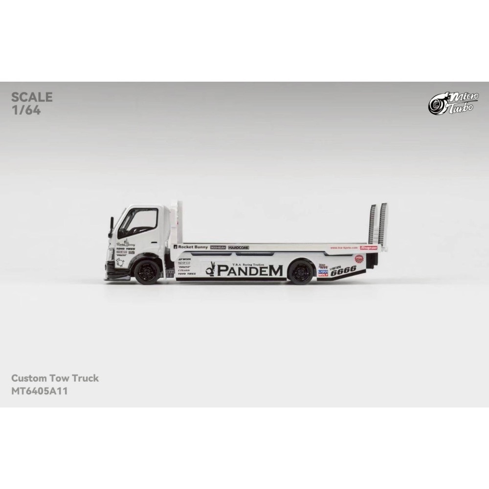 MicroTurbo 1/64 全落地平板改裝拖車 Rocket Bunny-細節圖6