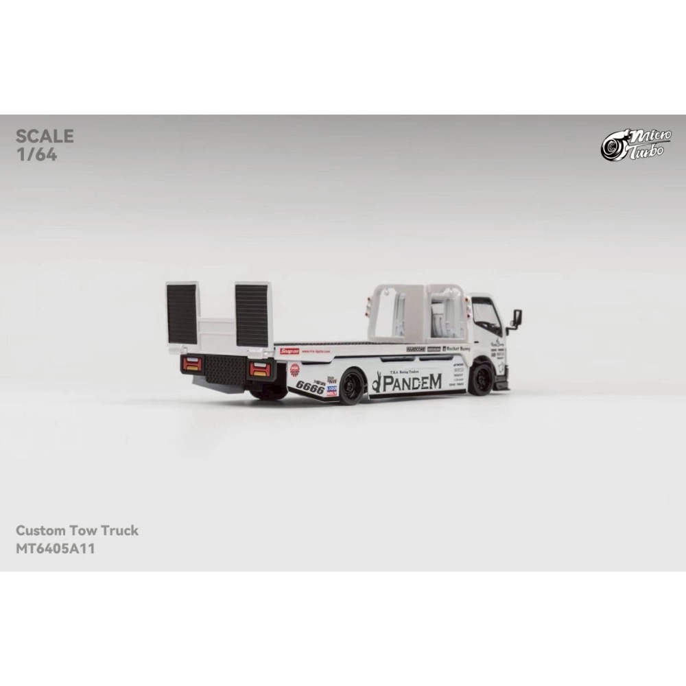 MicroTurbo 1/64 全落地平板改裝拖車 Rocket Bunny-細節圖9